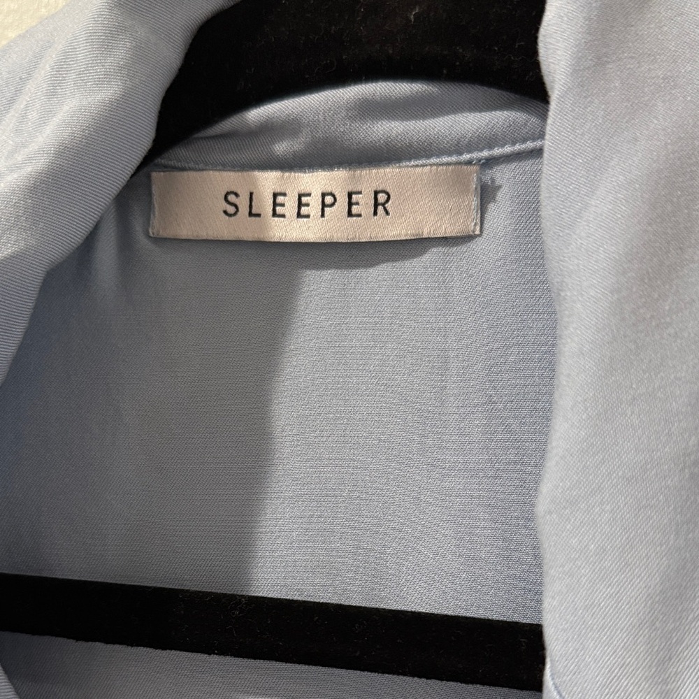 Sleeper Light Blue Ruffle Pajama Set - image 2